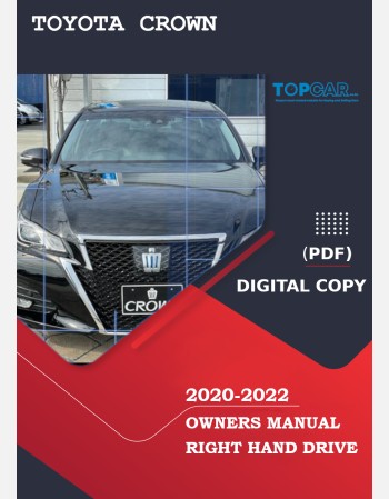 toyota crown hybrid 2020-2022 owners manual 